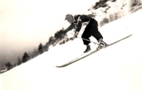 Downhill skiier. (Images are provided for educational and research purposes only. Other use requires permission, please contact the Museum.) thumbnail