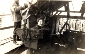 Unidentified man and woman at Red Rose Mine. (Images are provided for educational and research purposes only. Other use requires permission, please contact the Museum.) thumbnail