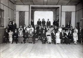 Unidentified group of 48 people. (Images are provided for educational and research purposes only. Other use requires permission, please contact the Museum.) thumbnail