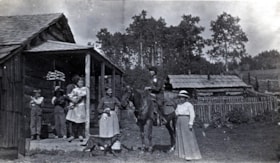 Group of people on Smithers farm. (Images are provided for educational and research purposes only. Other use requires permission, please contact the Museum.) thumbnail