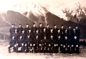 Station personnel taken after C.O.'s parade. (Images are provided for educational and research purposes only. Other use requires permission, please contact the Museum.) thumbnail