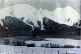 Hudson Bay Mountain with Lake Kathlyn and RCAF pump house. (Images are provided for educational and research purposes only. Other use requires permission, please contact the Museum.) thumbnail