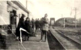 First Railway Station at Telkwa. (Images are provided for educational and research purposes only. Other use requires permission, please contact the Museum.) thumbnail