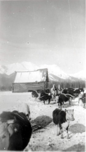 Farm scene in winter. (Images are provided for educational and research purposes only. Other use requires permission, please contact the Museum.) thumbnail