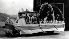 Agnes Erickson on Elks parade float. (Images are provided for educational and research purposes only. Other use requires permission, please contact the Museum.) thumbnail