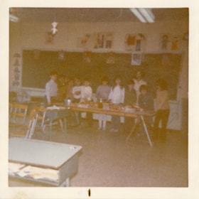 Group photo of students inside a classroom. (Images are provided for educational and research purposes only. Other use requires permission, please contact the Museum.) thumbnail