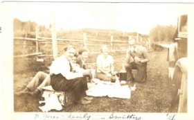 D. Jones and his family in Smithers. (Images are provided for educational and research purposes only. Other use requires permission, please contact the Museum.) thumbnail