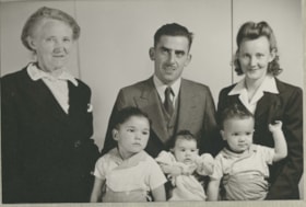 The Aida children with their grandmother and godparents. (Images are provided for educational and research purposes only. Other use requires permission, please contact the Museum.) thumbnail