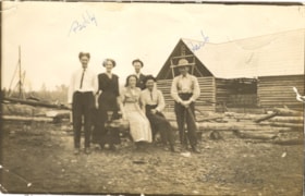 Group photo on Carr Ranch. (Images are provided for educational and research purposes only. Other use requires permission, please contact the Museum.) thumbnail