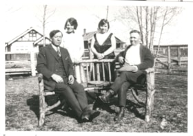 Al Bannister, Irma Bannister, Addie Hann, and Ernest Hann. (Images are provided for educational and research purposes only. Other use requires permission, please contact the Museum.) thumbnail