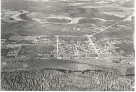 Aerial photo of Smithers. (Images are provided for educational and research purposes only. Other use requires permission, please contact the Museum.) thumbnail