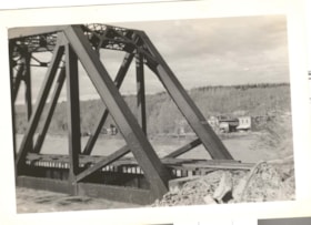 View of Telkwa across the CNR bridge. (Images are provided for educational and research purposes only. Other use requires permission, please contact the Museum.) thumbnail