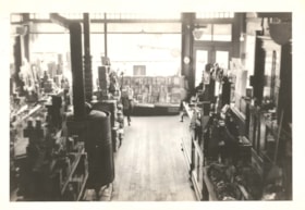 Interior of J. Mason Adams Drug Store. (Images are provided for educational and research purposes only. Other use requires permission, please contact the Museum.) thumbnail