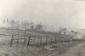 Forest fire at Canyon Creek. (Images are provided for educational and research purposes only. Other use requires permission, please contact the Museum.) thumbnail