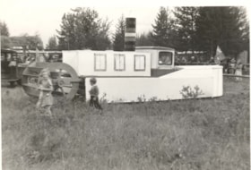 Home Oil float for Smithers 25th anniversary parade. (Images are provided for educational and research purposes only. Other use requires permission, please contact the Museum.) thumbnail