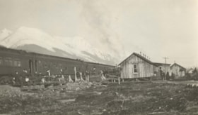 First GTP railway station, Smithers, B.C.. (Images are provided for educational and research purposes only. Other use requires permission, please contact the Museum.) thumbnail