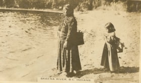 Indigenous persons at Skeena River, B.C.. (Images are provided for educational and research purposes only. Other use requires permission, please contact the Museum.) thumbnail