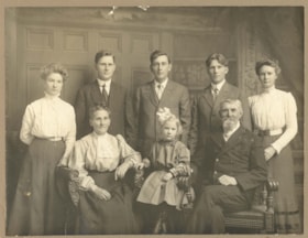 Studio portrait of the Eggleston family. (Images are provided for educational and research purposes only. Other use requires permission, please contact the Museum.) thumbnail
