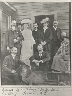 Hoskins group wedding photo. (Images are provided for educational and research purposes only. Other use requires permission, please contact the Museum.) thumbnail
