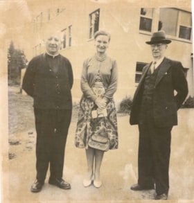 Fr. Godfrey, Ellen Myton, Joseph Coyle.. (Images are provided for educational and research purposes only. Other use requires permission, please contact the Museum.) thumbnail