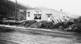 Corner Snack Cafe during Klondike Days. (Images are provided for educational and research purposes only. Other use requires permission, please contact the Museum.) thumbnail