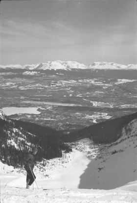 Looking down ski run on Hudson Bay Mountain. (Images are provided for educational and research purposes only. Other use requires permission, please contact the Museum.) thumbnail