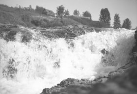 Frothing Bulkley River at Moricetown. (Images are provided for educational and research purposes only. Other use requires permission, please contact the Museum.) thumbnail