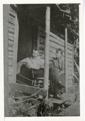 Operator Bill Graham and Lily Graham, Telegraph Point office. (Images are provided for educational and research purposes only. Other use requires permission, please contact the Museum.) thumbnail