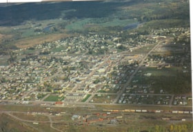 An aerial view of Smithers in the 1980s. (Images are provided for educational and research purposes only. Other use requires permission, please contact the Museum.) thumbnail