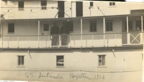 Karsten Hansen and Luan Sjellum on the S.S. Inlander. (Images are provided for educational and research purposes only. Other use requires permission, please contact the Museum.) thumbnail