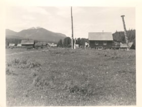 Homes and totem poles at Gitanyow. (Images are provided for educational and research purposes only. Other use requires permission, please contact the Museum.) thumbnail