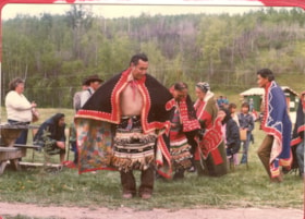Carrier Clan Gathering,  Kiniknik Park, Telkwa, B.C.. (Images are provided for educational and research purposes only. Other use requires permission, please contact the Museum.) thumbnail