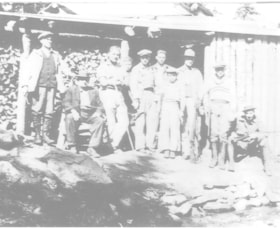 Group photo of Messner family, Harrer family, and others. (Images are provided for educational and research purposes only. Other use requires permission, please contact the Museum.) thumbnail
