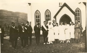 Hazelton indigenous wedding. (Images are provided for educational and research purposes only. Other use requires permission, please contact the Museum.) thumbnail