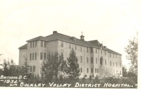 Bulkley Valley Dirstrict Hospital, Smithers B.C.. (Images are provided for educational and research purposes only. Other use requires permission, please contact the Museum.) thumbnail