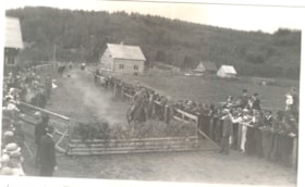 Horse Rodeo, Telkwa BC.. (Images are provided for educational and research purposes only. Other use requires permission, please contact the Museum.) thumbnail