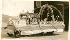 Agnes Erickson on Elks parade float. (Images are provided for educational and research purposes only. Other use requires permission, please contact the Museum.) thumbnail