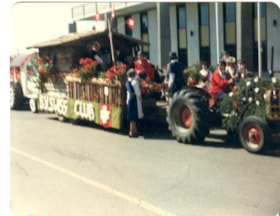 B.V. Swiss Club float in Smithers 60th anniversary parade. (Images are provided for educational and research purposes only. Other use requires permission, please contact the Museum.) thumbnail