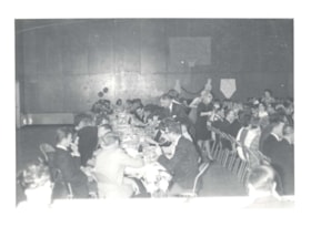 Smithers Bowling Tournament banquet. (Images are provided for educational and research purposes only. Other use requires permission, please contact the Museum.) thumbnail