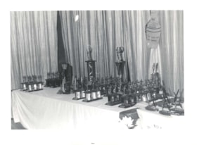 Bowling trophies from 1968 tournament. (Images are provided for educational and research purposes only. Other use requires permission, please contact the Museum.) thumbnail