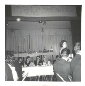 1969 bowling awards banquet. (Images are provided for educational and research purposes only. Other use requires permission, please contact the Museum.) thumbnail