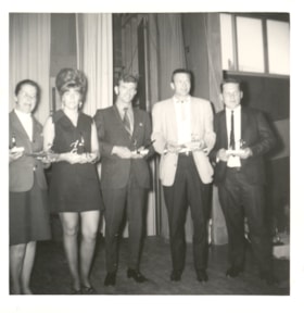 Bowling award recipients. (Images are provided for educational and research purposes only. Other use requires permission, please contact the Museum.) thumbnail