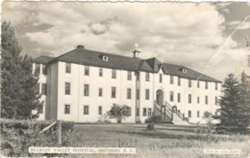 Bulkley Valley Hospital, Smithers BC.. (Images are provided for educational and research purposes only. Other use requires permission, please contact the Museum.) thumbnail