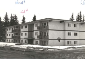Apartment Building on Corner of 13th Ave and Main Street. (Images are provided for educational and research purposes only. Other use requires permission, please contact the Museum.) thumbnail