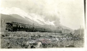 First train leaving Smithers. (Images are provided for educational and research purposes only. Other use requires permission, please contact the Museum.) thumbnail