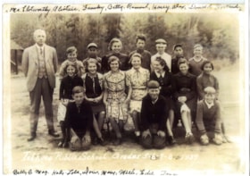 Class photo, GR 5-8, 1939, Telkwa Public School. (Images are provided for educational and research purposes only. Other use requires permission, please contact the Museum.) thumbnail