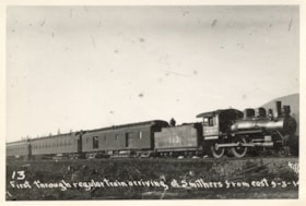 First through regular train arriving at Smithers from east. (Images are provided for educational and research purposes only. Other use requires permission, please contact the Museum.) thumbnail