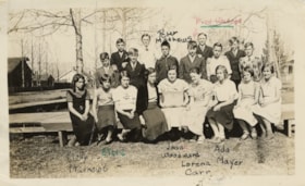 Grade Eight class photo, Smithers Public School. (Images are provided for educational and research purposes only. Other use requires permission, please contact the Museum.) thumbnail
