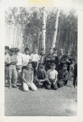 Group of boys from Lake Kathlyn School. (Images are provided for educational and research purposes only. Other use requires permission, please contact the Museum.) thumbnail
