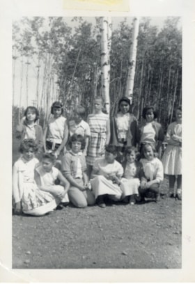 Group of girls from Lake Kathlyn School. (Images are provided for educational and research purposes only. Other use requires permission, please contact the Museum.) thumbnail